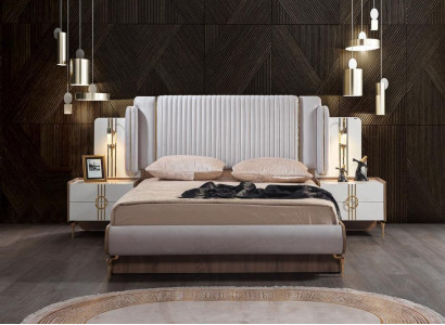 Łóżko Podkładka Design Luxury Double Hotel łóżko Gold Luxury Hotel Nowość